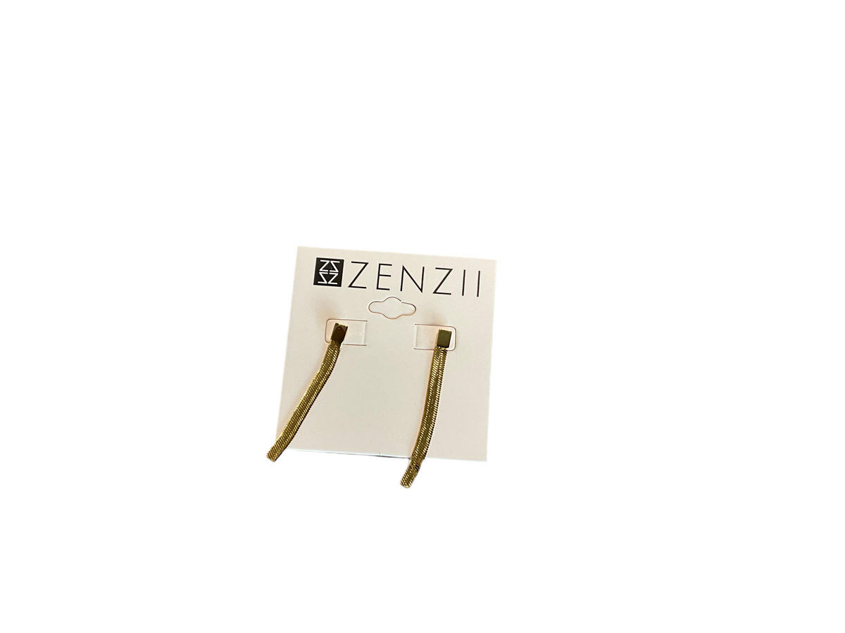 Gold Dangle ZENZII Earrings