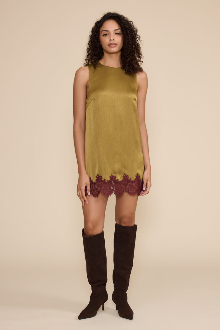 Roxy Lace Hem Dress