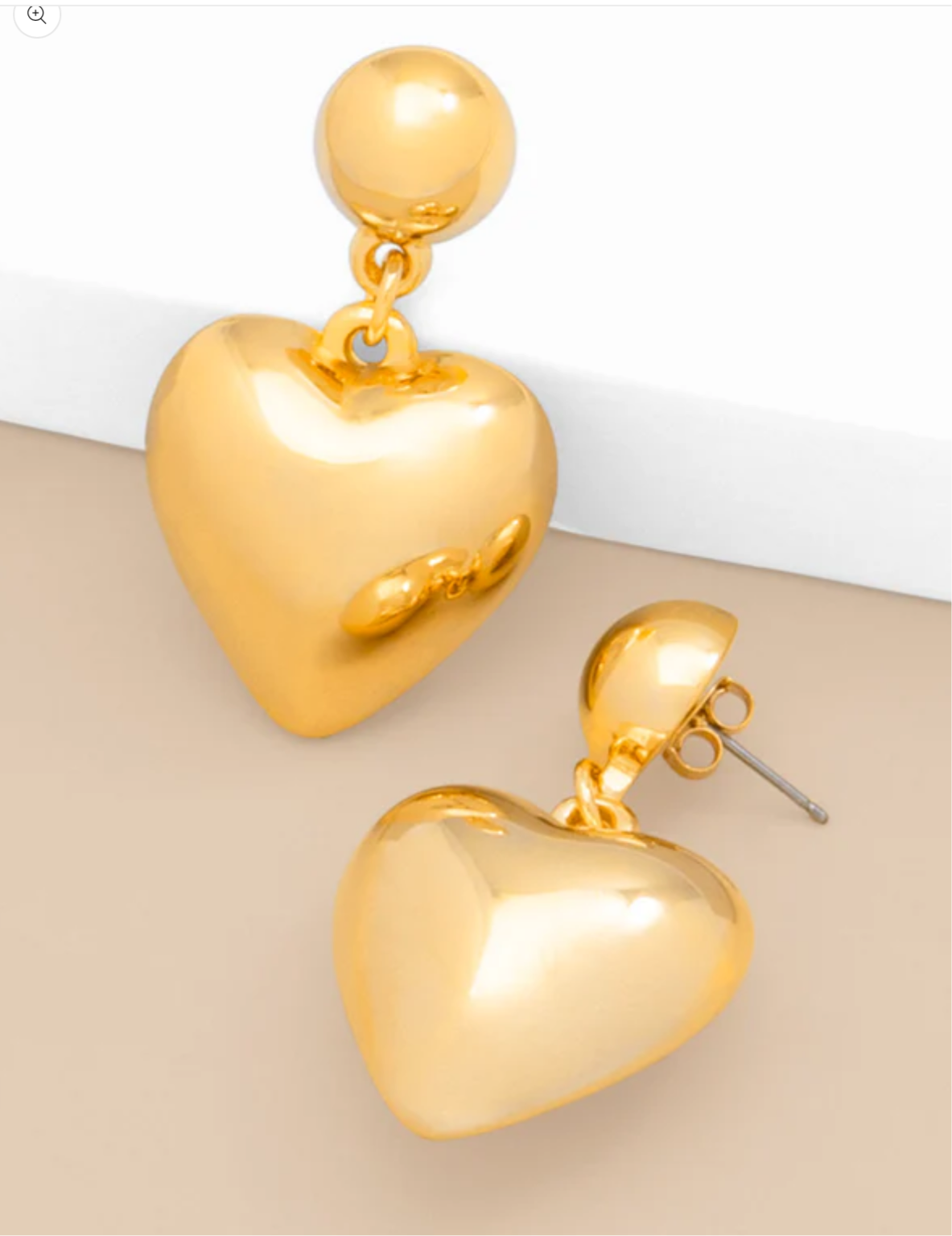 Freya Heart Earrings