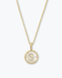 Baby Love Letters Medallion Necklace 12mm
