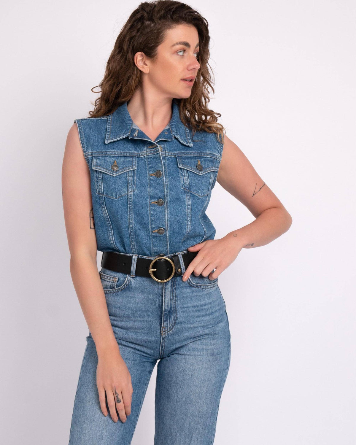 Pip 2.0 | Vintage Full-Grain Leather Belt for Women