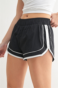 Mono b Sprint Curve Dolphin Shorts- Black