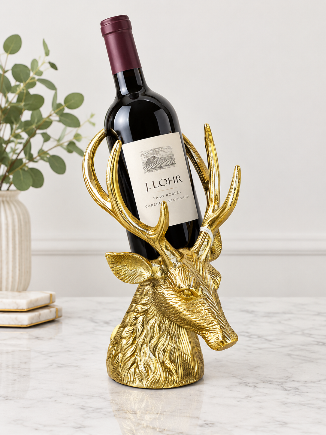 Gold Stag Bottle Holder