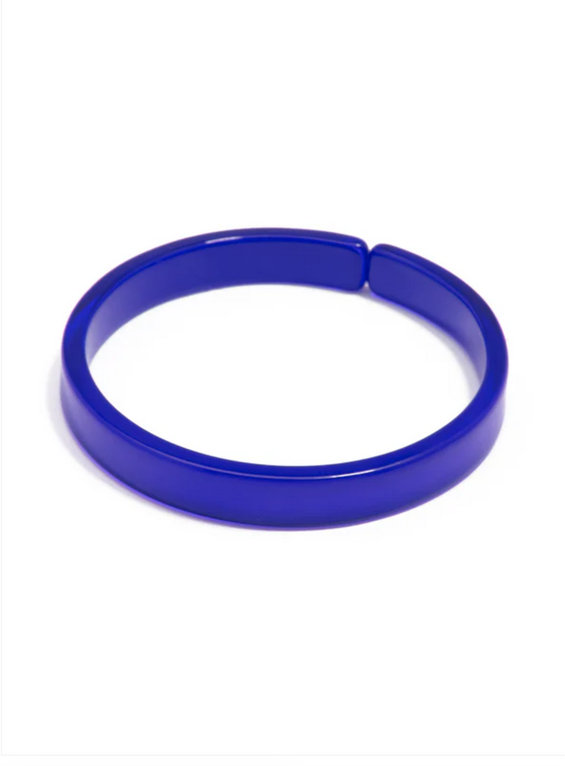 Laurie Resin Bracelet - Cobalt