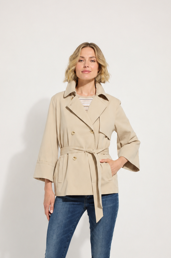 Lysse Dakota Cotton Cropped Trench