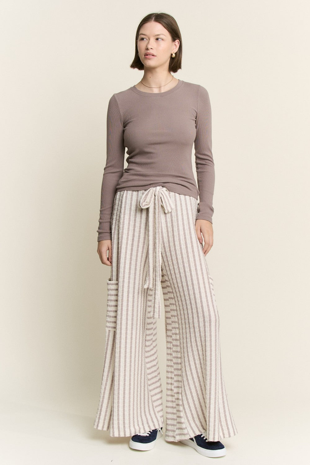 Striped Wide Leg Pants
