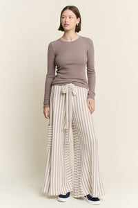 Striped Wide Leg Pants
