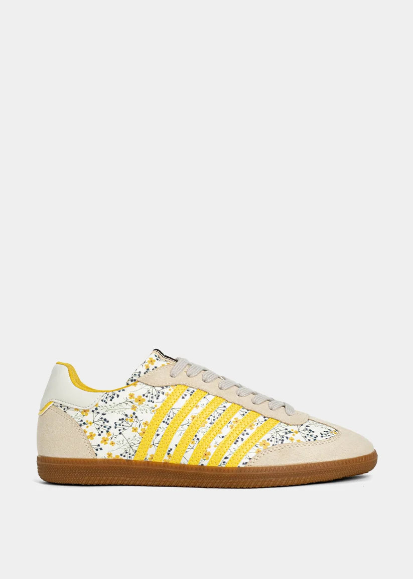 Shushop Yellow Print Stevie Shoe