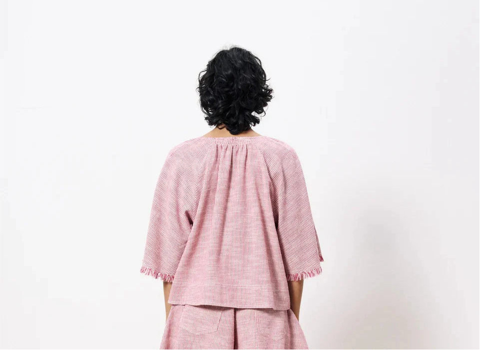 Alyssia Fuchsia Blouse