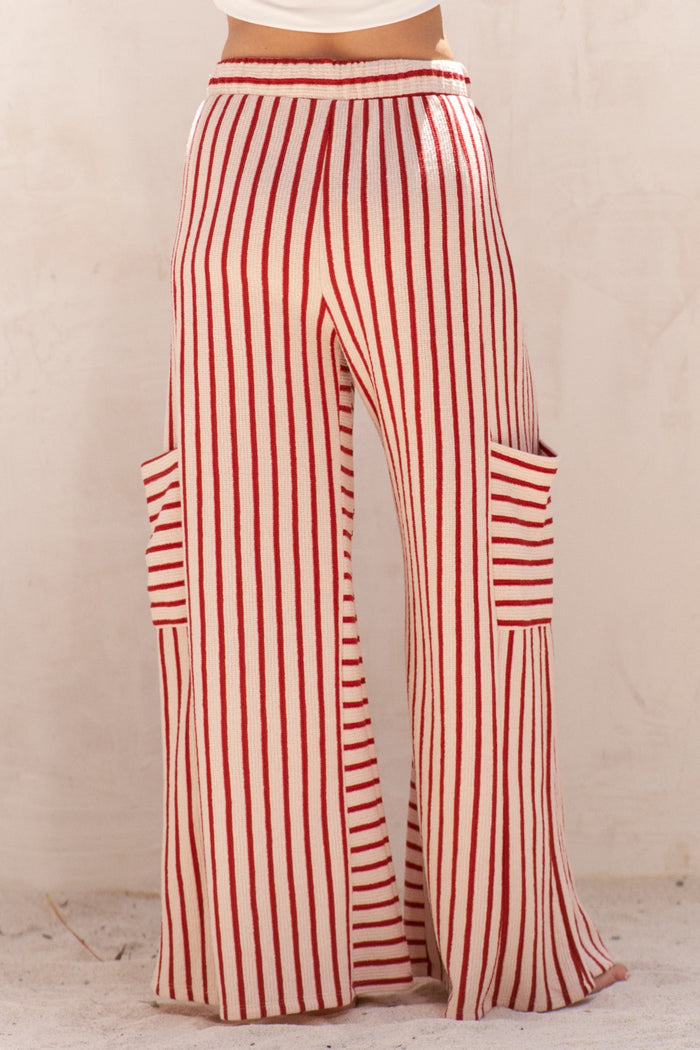 Striped Wide Leg Pants