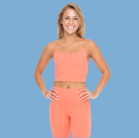 Hot Coral Athletic Top