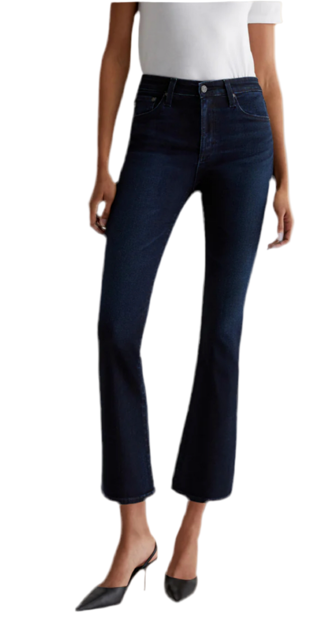 AG Farrah Boot Crop Jeans - 3 Yrs Berlin