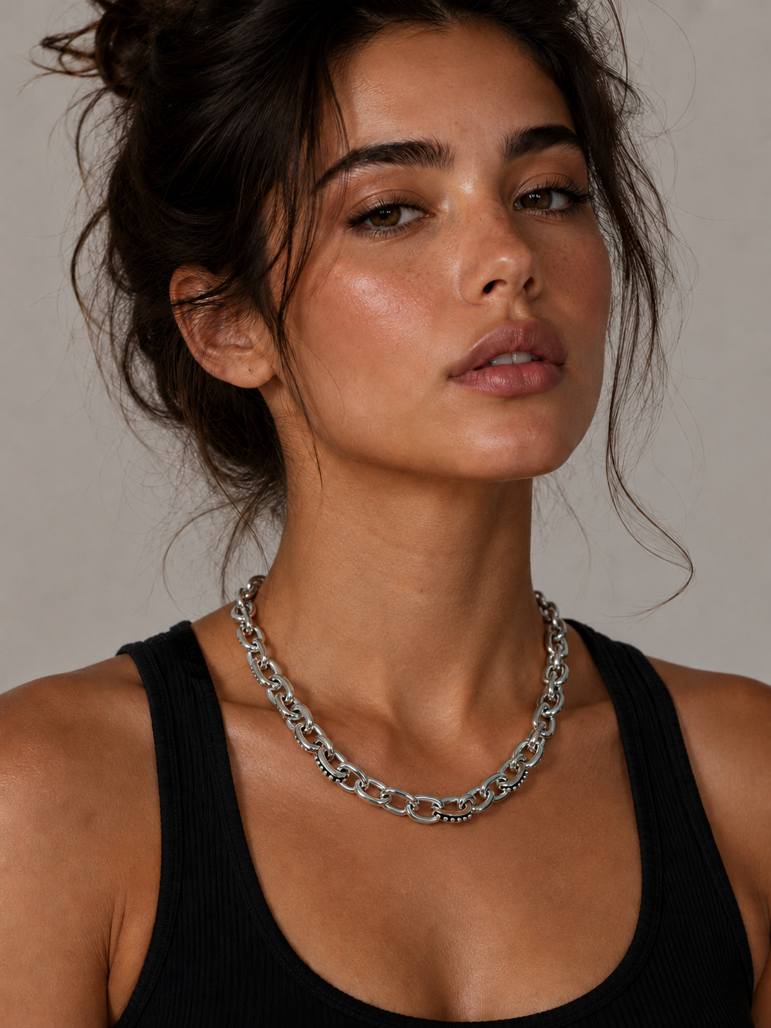 Pretty Tough Link Necklace