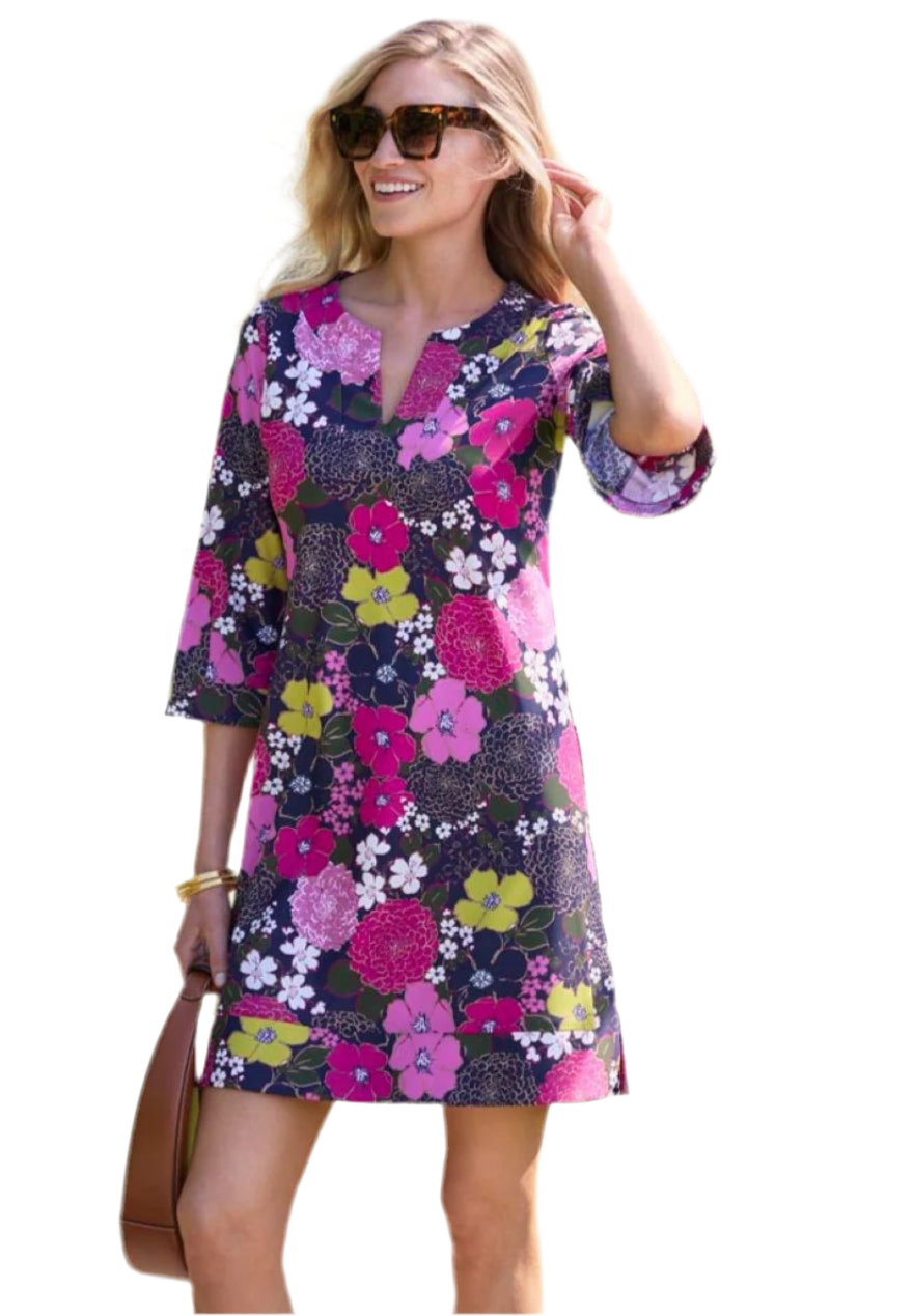 Jude Connally Autumn Blooms Orchid Megan Dress