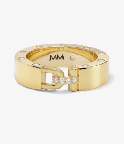 Ashley Smooth Lock Ring Melinda Maria 8