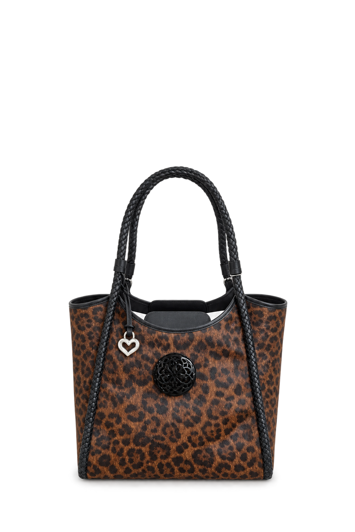 Noa Large Tote- Leopard