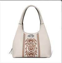 Selene Embroidered Shoulder Bag