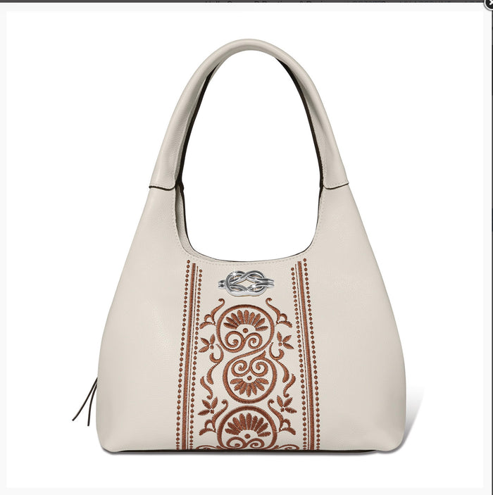 Selene Embroidered Shoulder Bag