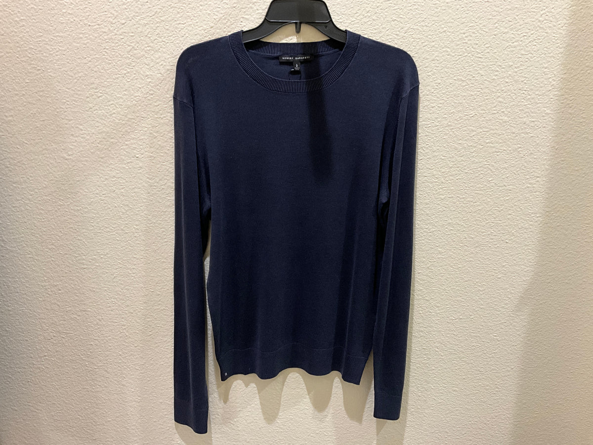 Navy Nordic Long Sleeve Crew Sweater