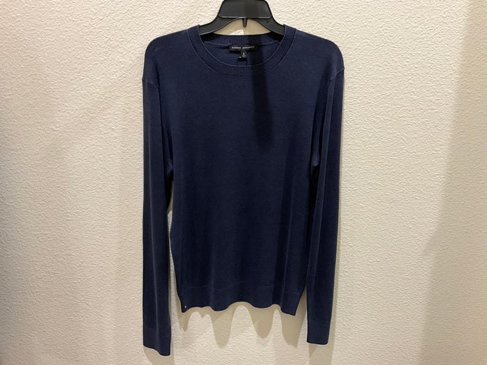 Navy Nordic Long Sleeve Crew Sweater