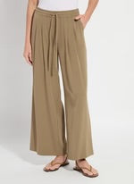 Lysse Mae Pleated Drawstring Wide Leg Pant