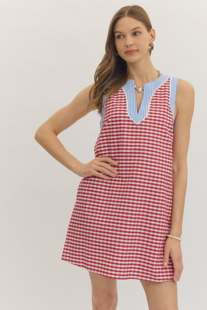 Liberty Lane Gingham Dress