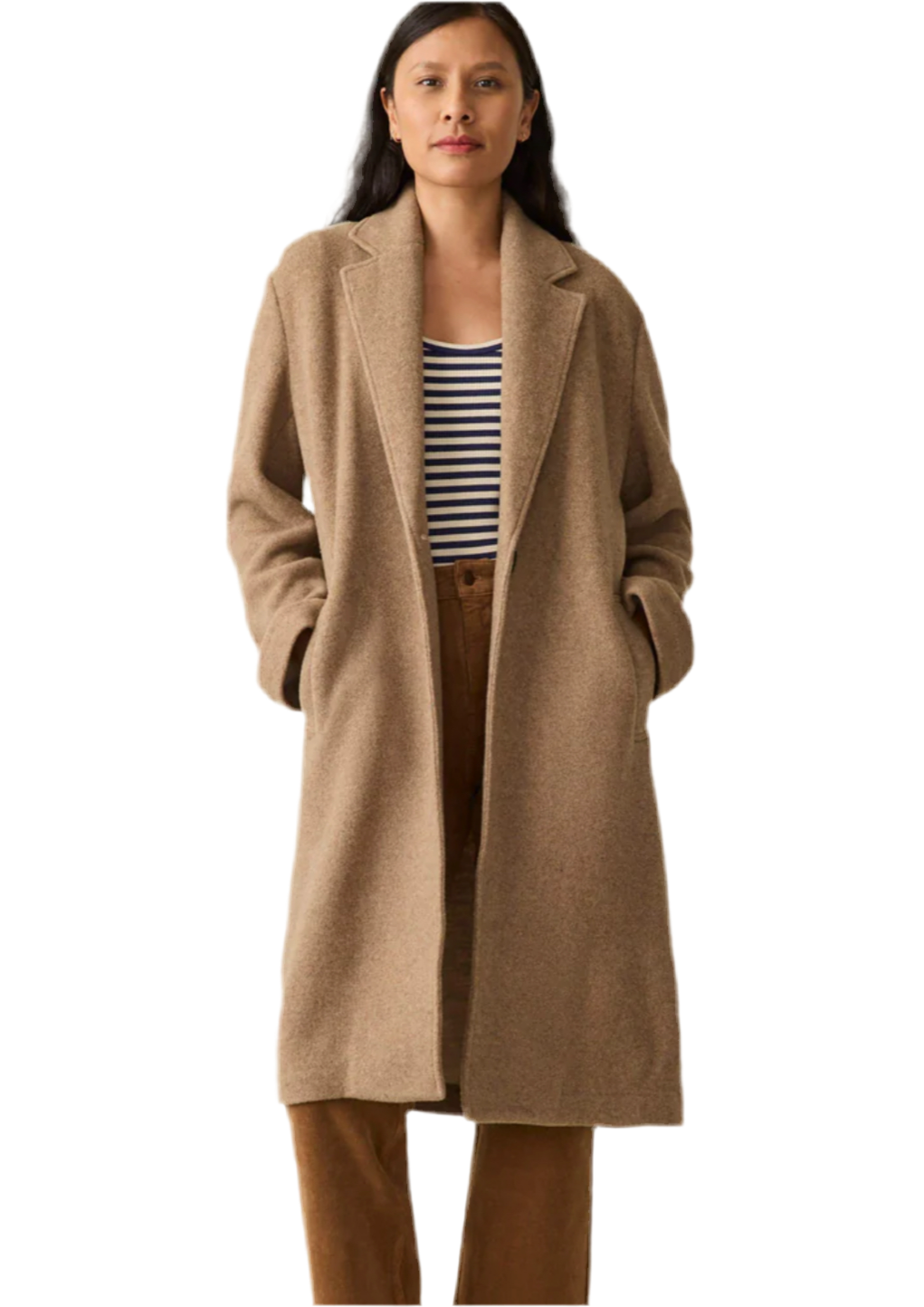 Faherty Cappuccino Knit Coat