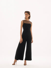 Joseph Ribkoff Silky Knit Sleeveless Culotte Jumpsuit