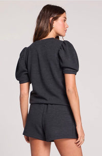 Short Sleeve Pullover- Black