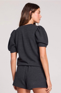 Short Sleeve Pullover- Black