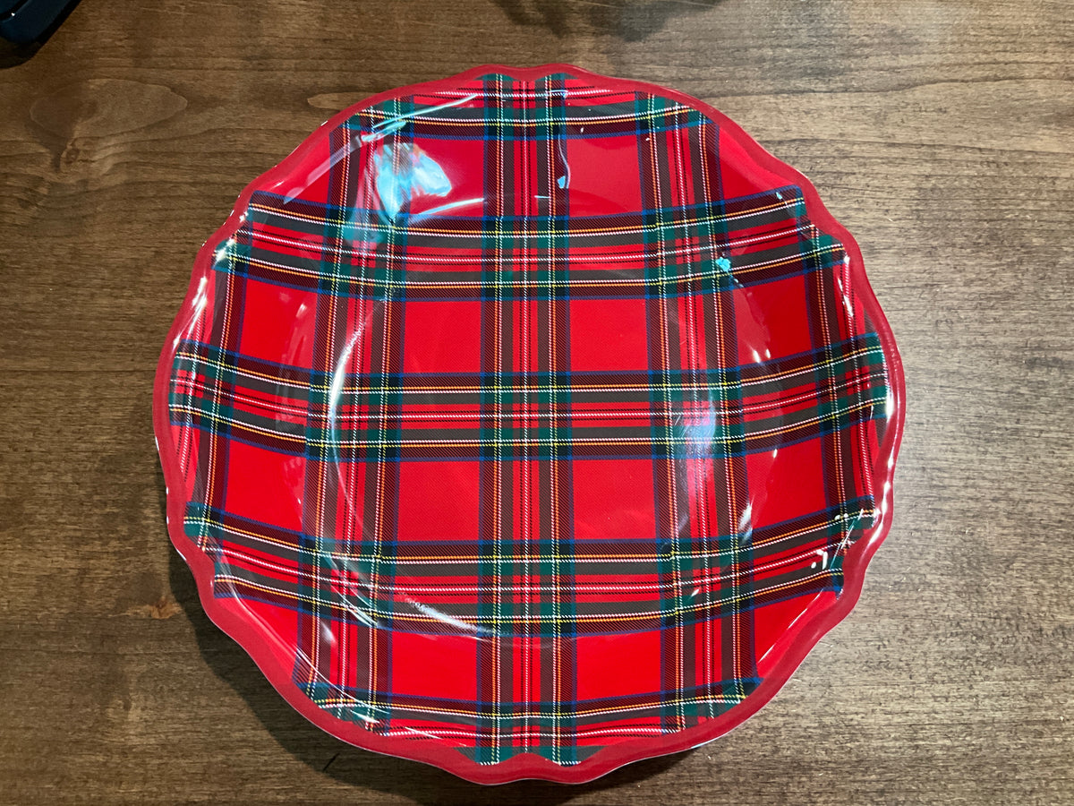 Tartan Plaid Melamine Bowl