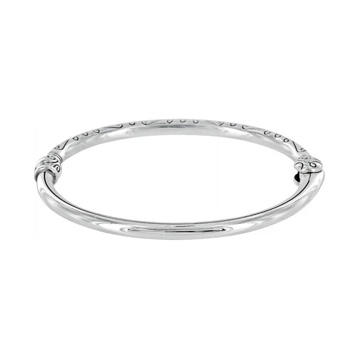 Charming Hinged Bangle
