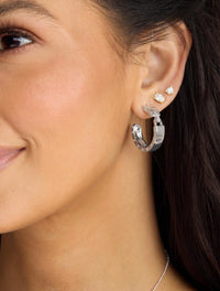 Ashley Lock Hoops 1” Melinda Maria