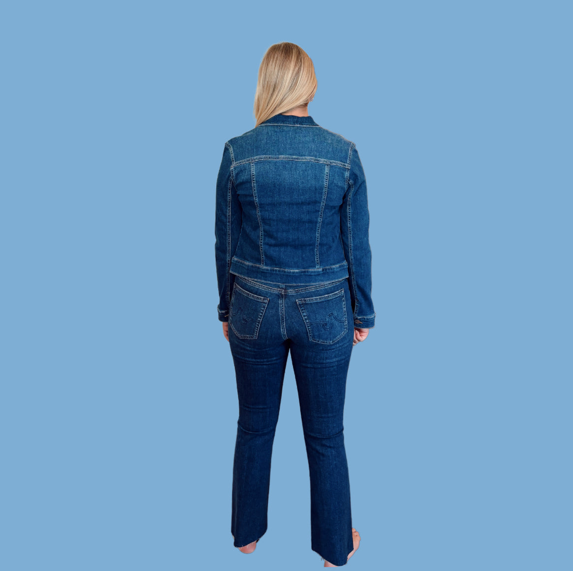 Samantha Feather Jean Jacket