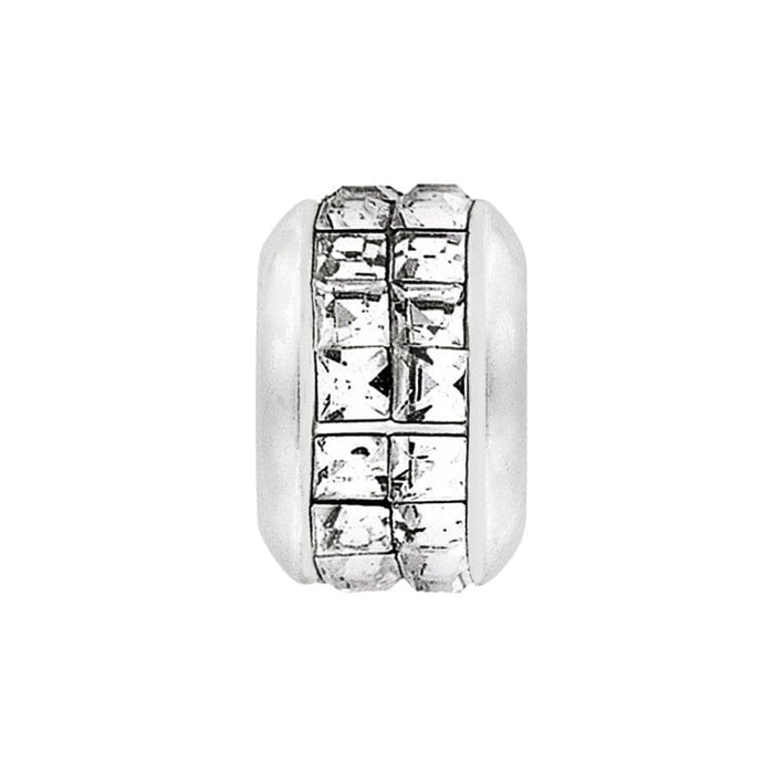 Silver Spectrum Bead