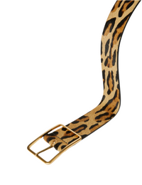 B-Low The Belt Leopard Gold Leather Belt