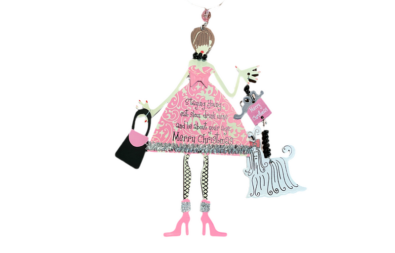 Girl Holidays Ornament