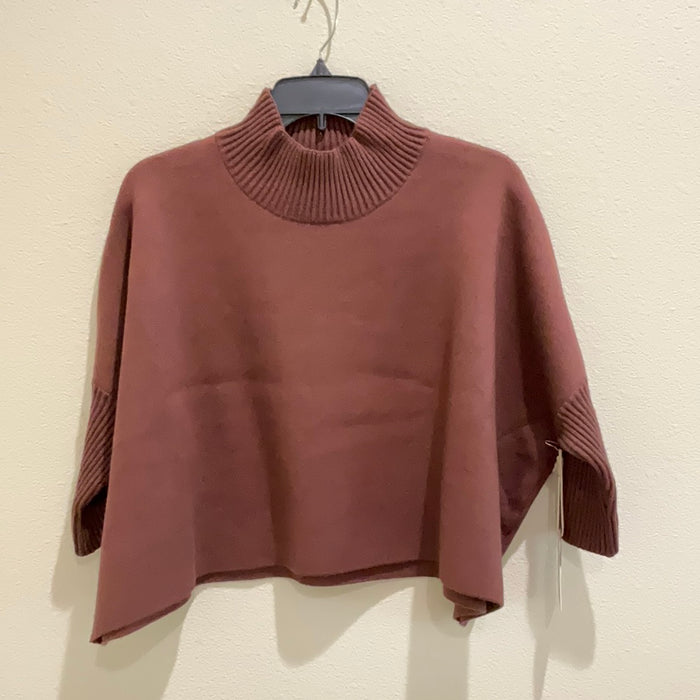 Heather Brown Sweater Top