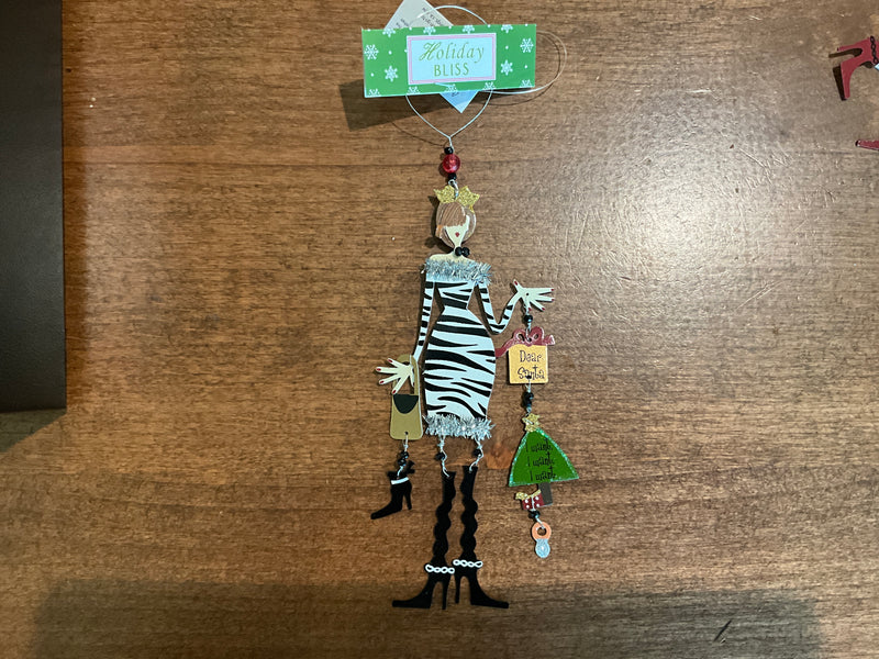 Girl Holidays Ornament