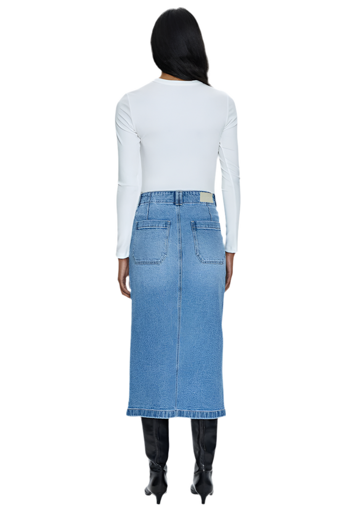 Pistola High Rise Denim Skirt