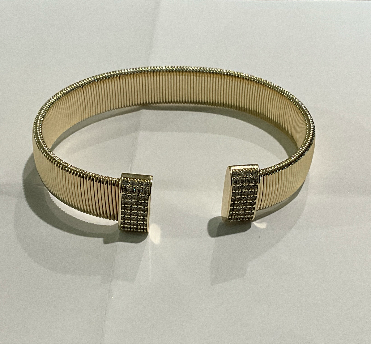 Gold Ribbed Cuff