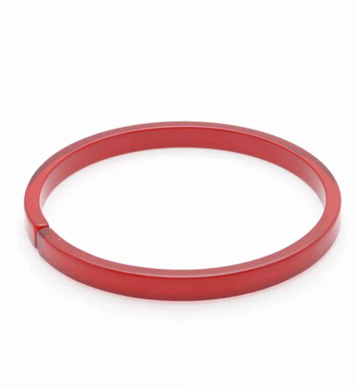 Lauren Resin Bracelet - Red