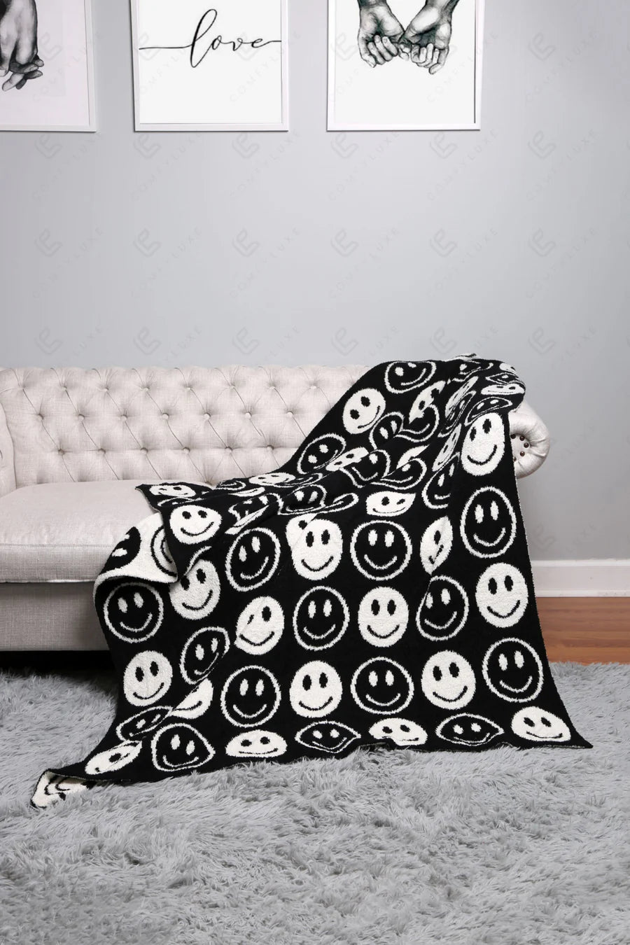 Smiley Face Blanket