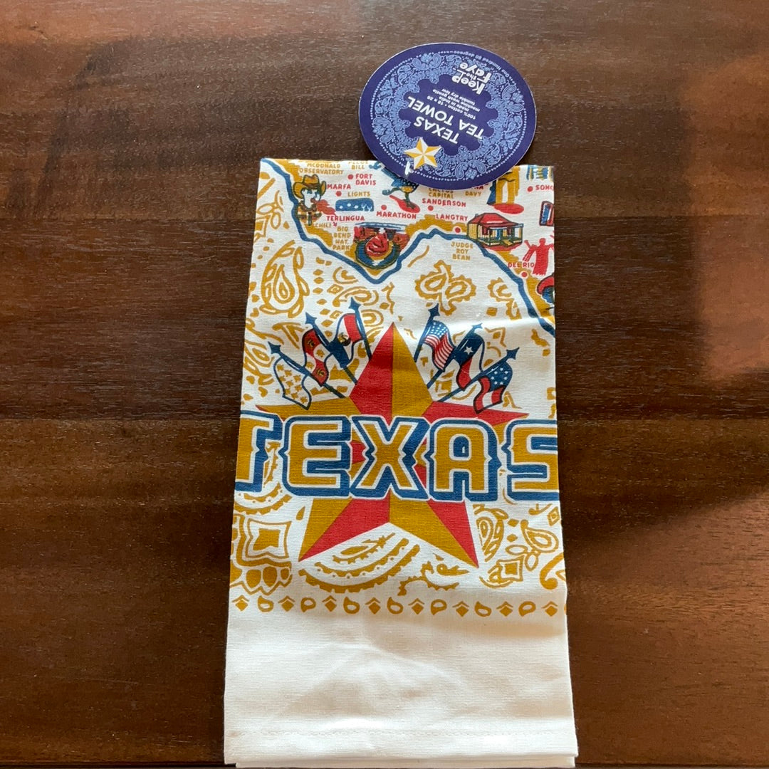 Texas Tea Dish Towel