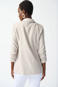 Joseph Ribkoff Woven Jacquard Texture Boxy Blazer