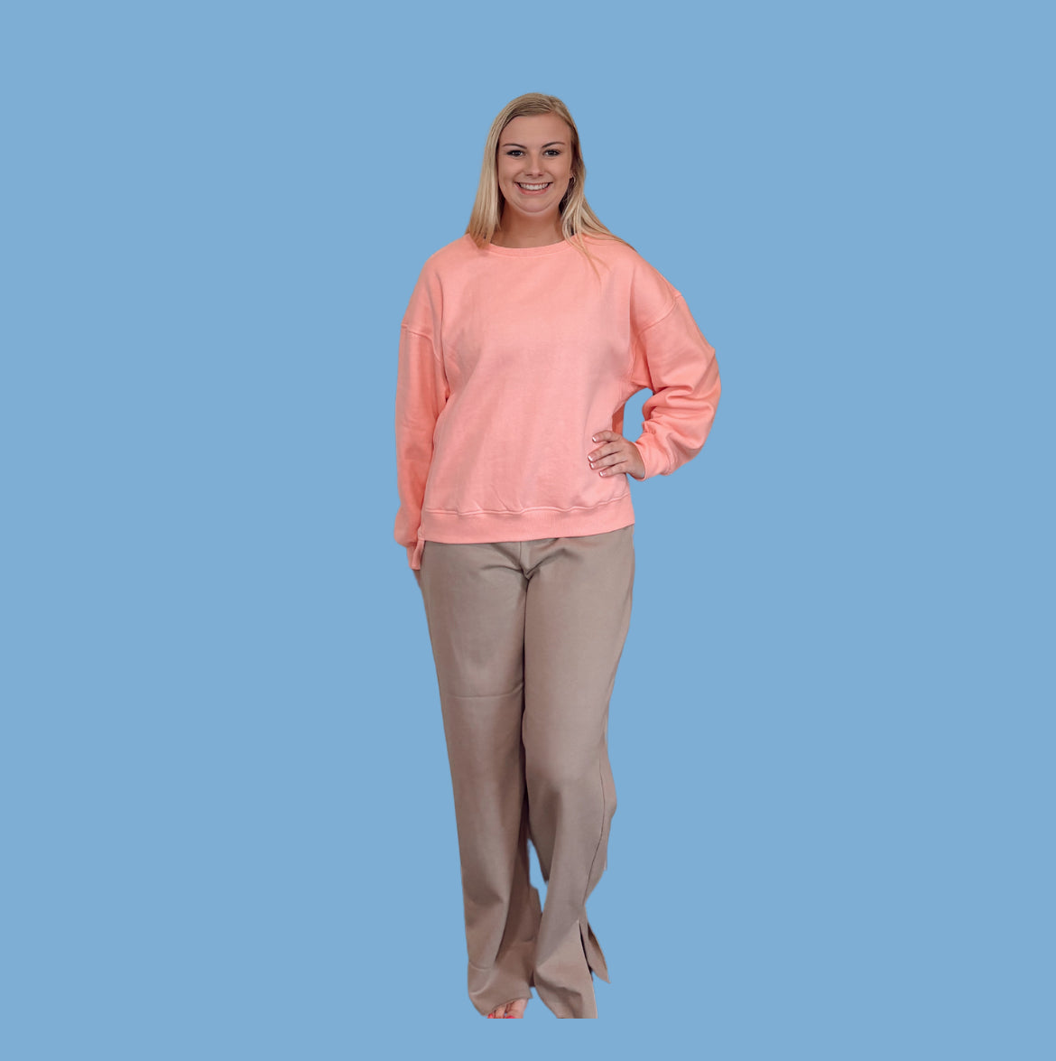 Risen Lounge Top Blush/Coral