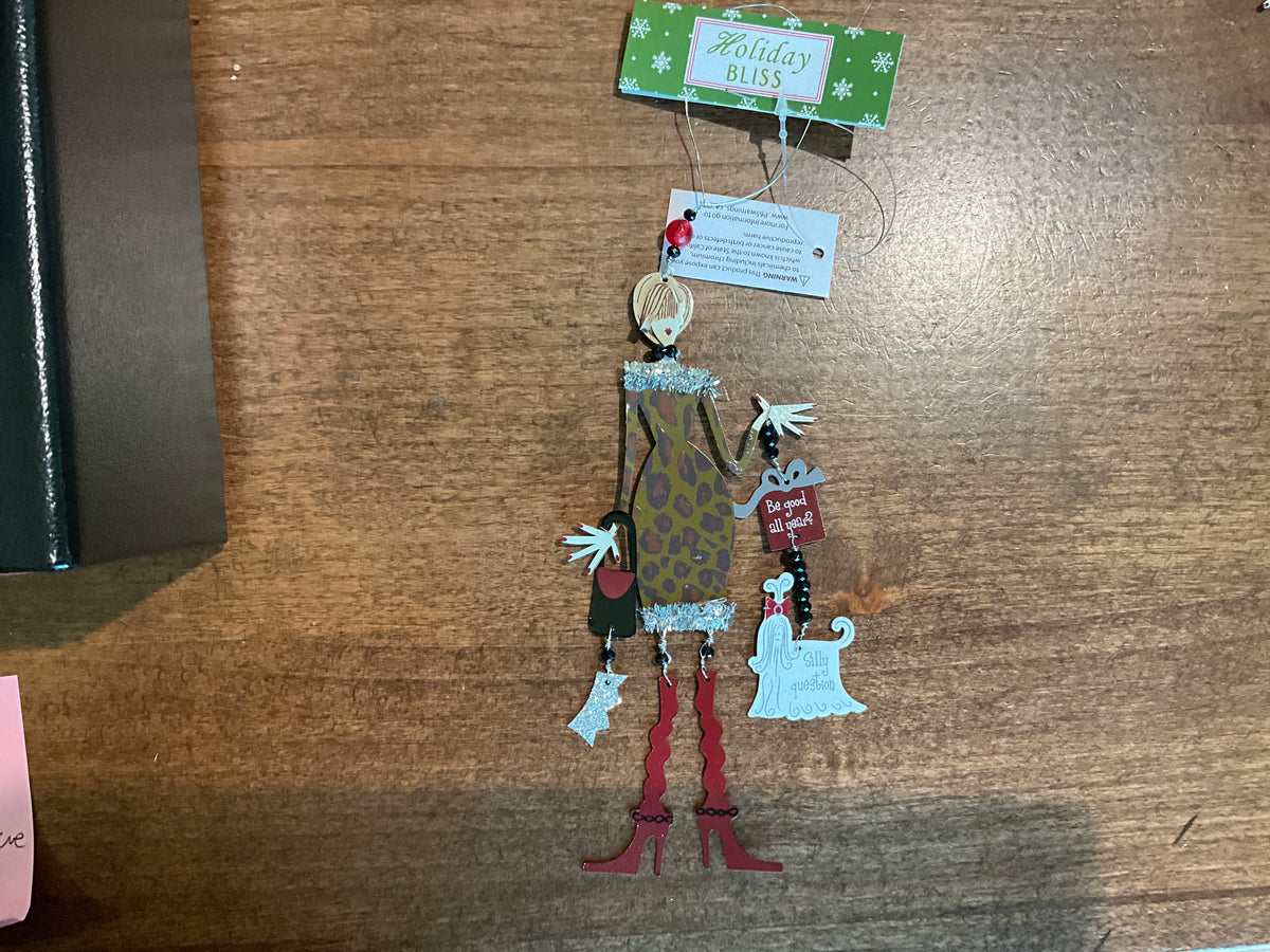 Girl Holidays Ornament