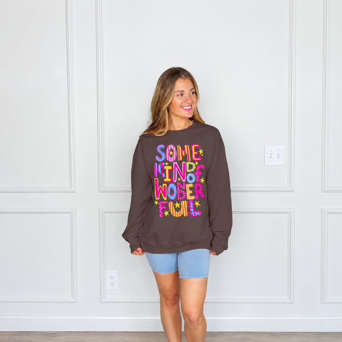Some Kind Of Wonderful Sweatshirt Coffee - Plus