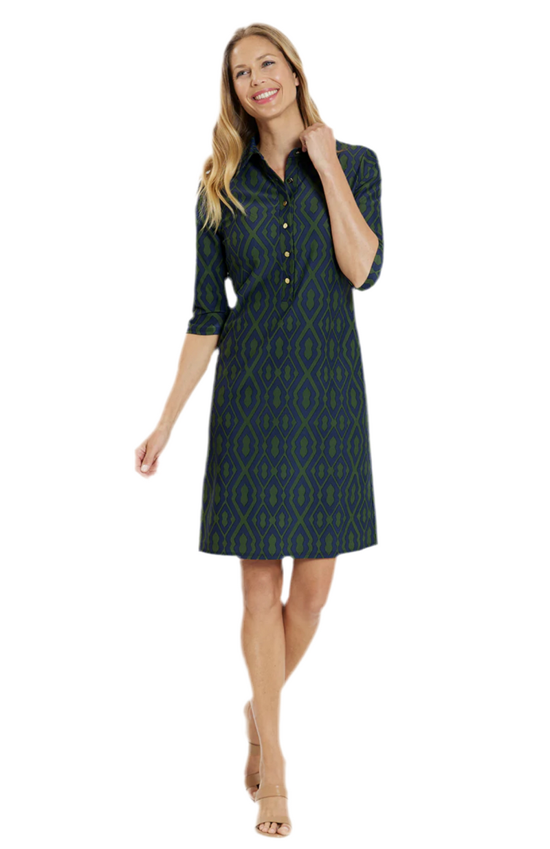 Jude Connally Susanna Navy Dress