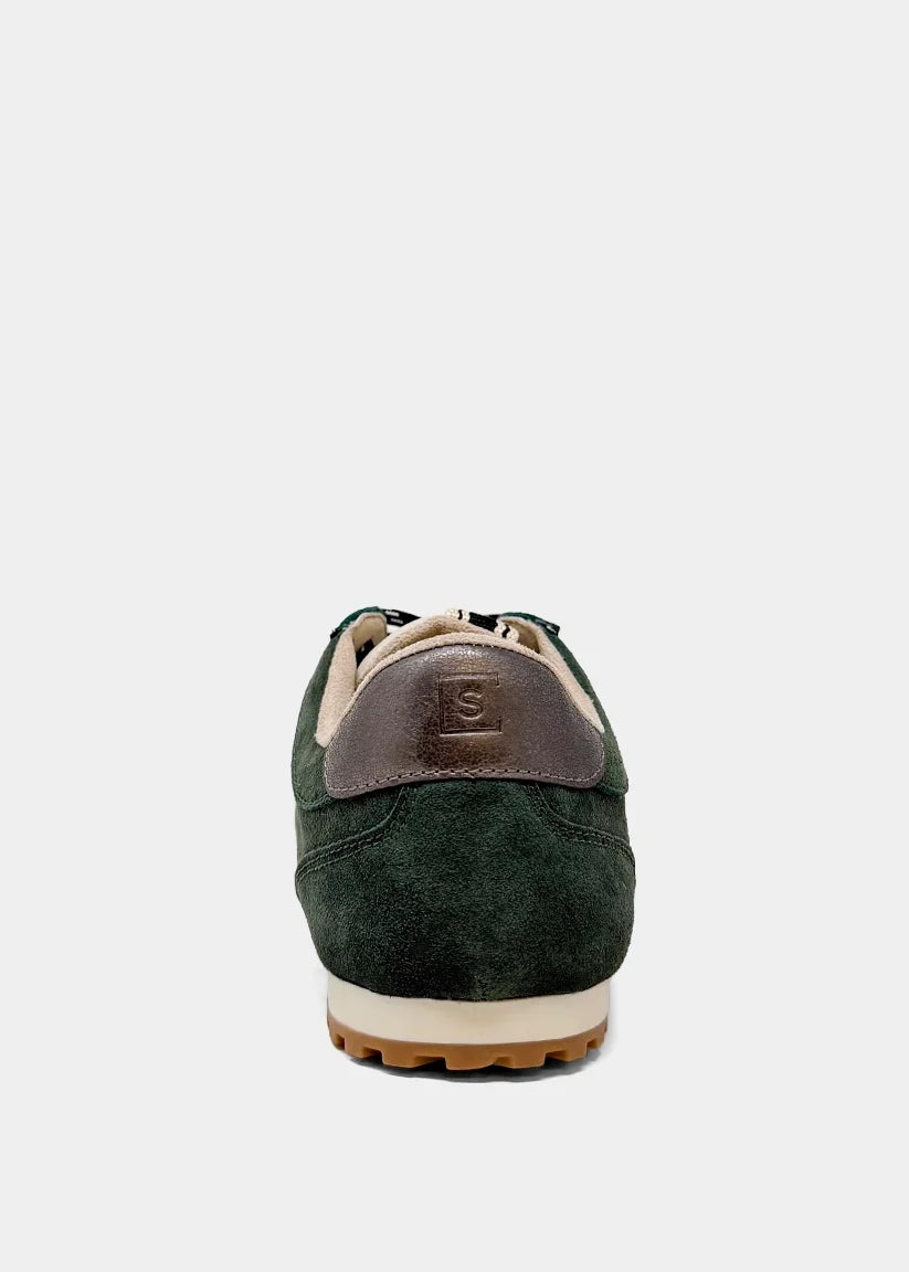 Shushop - Sarah Forest Green Suede